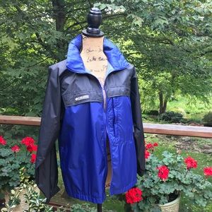 Columbia Boy’s Large 14-16 Blue Black Jacket